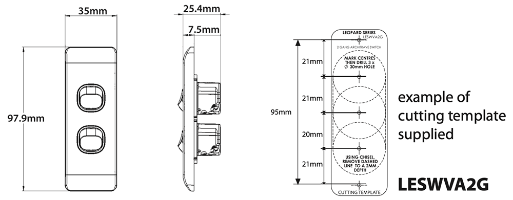 LESWVA2 G Specs
