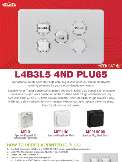 ID and Plug Flyer