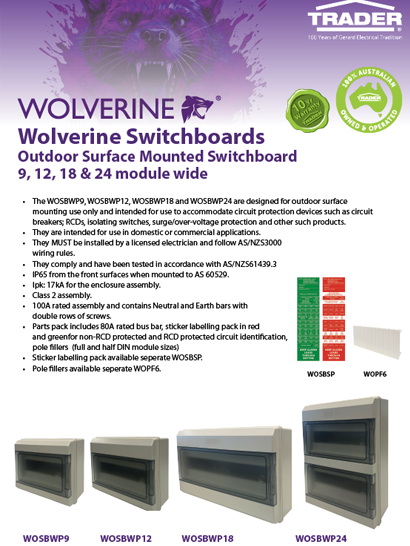 Outdoor Switchboards Flyer