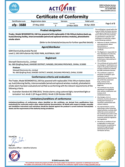 Bear Certificate of