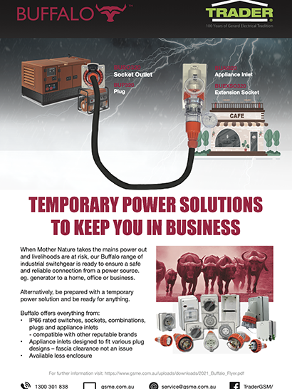 Temporary Power Solutions Flyer