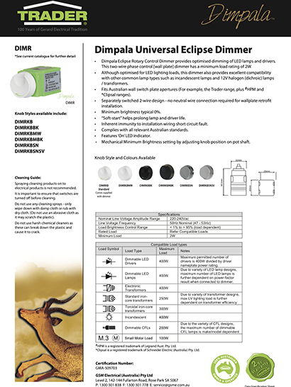 Dimpala Data Sheet