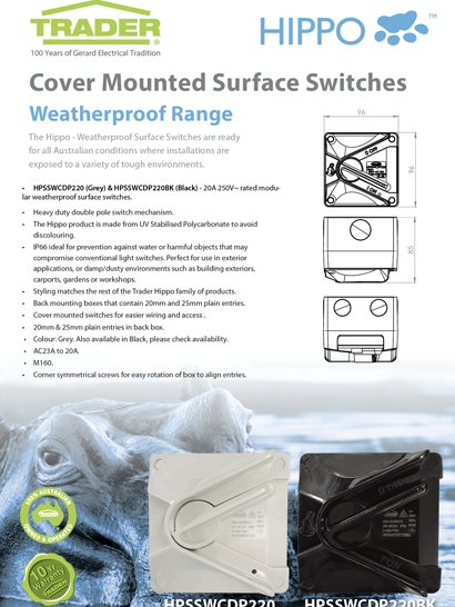Hippo Surface Switches