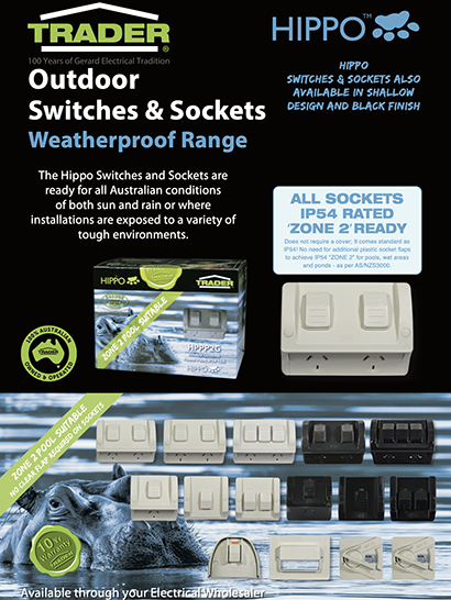 Hippo Power Point & Switch Range Flyer