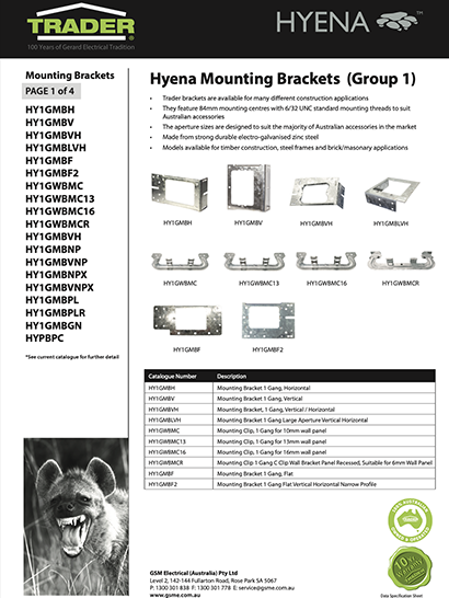 Hyena Data Sheet