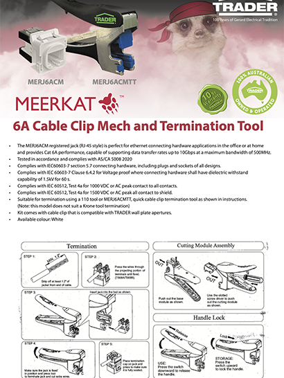 6A Cable Clip Flyer
