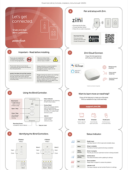 Powermesh Instructions