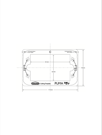 Puma Cutting Template