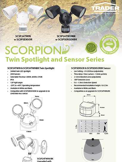 Scorpion Twin Spotlight