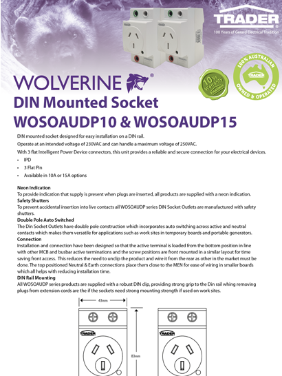 Wolverine DIN Rail