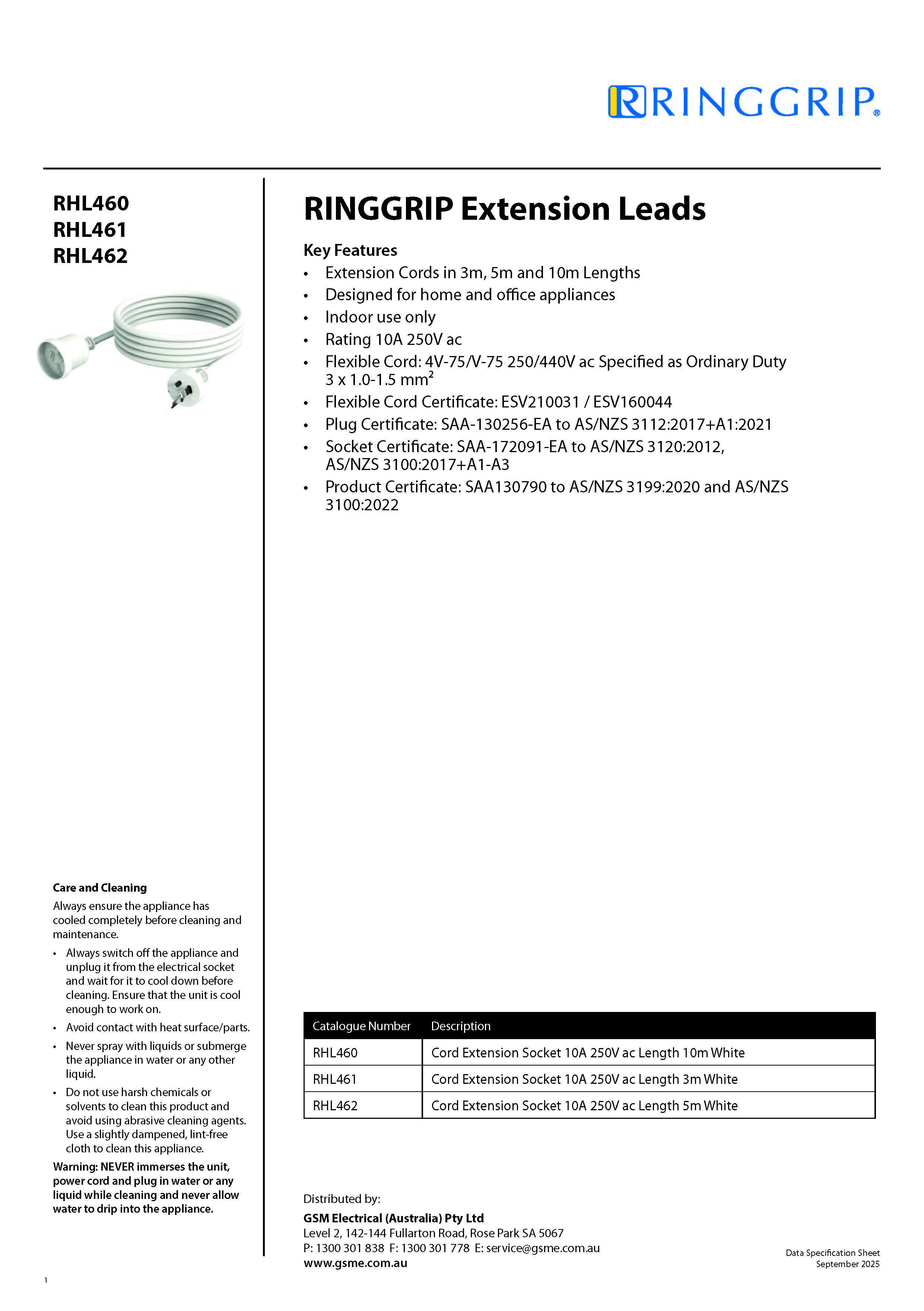 RINGGRIP Data Sheet